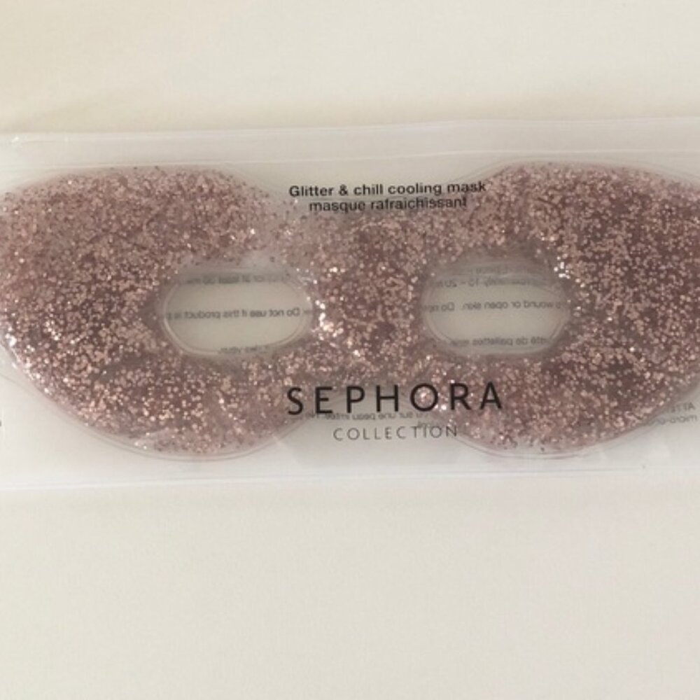 Sephora GLITTER & CHILL Depuffing Eye Mask NEW